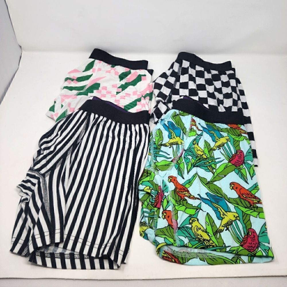 NEW MeUndies Lot of 4 Boxer Briefs/trunks Underwear Mens Size Medium